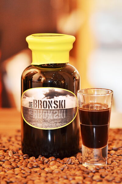 Kaffeelikör kleine Flasche